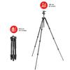 Manfrotto Element MII Camera Tripod, Travel Tripod in Aluminium with Ball Head and Carrying Bag, for Compact Cameras, CSC, DSLR, Photography Accessories for Content Creation and Vlogging view 3