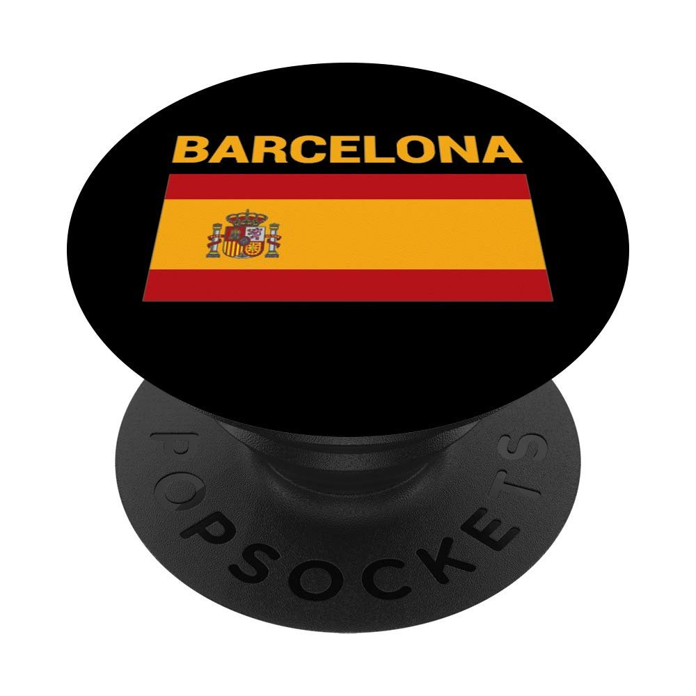 Spanish Espana Barcelona Spain PopSockets Grip and Stand for Phones and Tablets