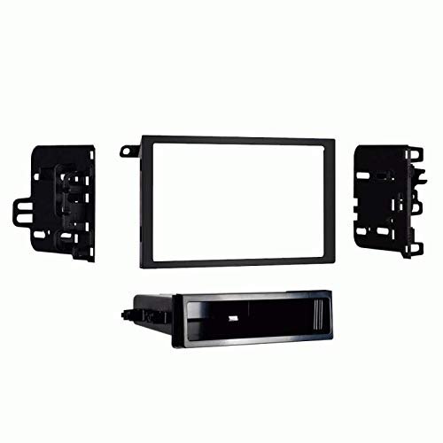 Carxtc Double or Single Din Install Car Stereo Dash Kit for a Aftermarket Radio Fits 1996-1999 Oldsmobile LSS Trim Bezel is Black