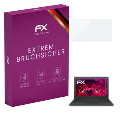 atFoliX Plastic Glass Protective Film compatible with Asus Chromebook C204 C204MA, 9H Hybrid-Glass FX Screen Protector