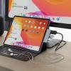 HyperDrive iPad Pro USB C Hub  4-in-1 USBC Hub w/ 4K30Hz HDMI, USB-C 5Gbps 60W PD, USB-A 5Gbps, 3.5mm Audio Jack  Form-Fitting, Aluminum iPad Docking Station Compatible w/Air & Mini (Space Gray) view 2