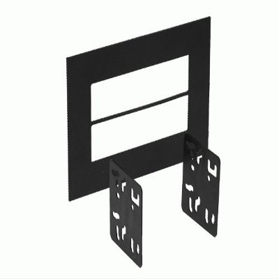 Carxtc Trim Ring to Finish of Double Din or 2 Single Din Installation Car Stereo Dash Kit for a Aftermarket Radio Fits 1995-1998 Toyota Tercel Trim Bezel is Black