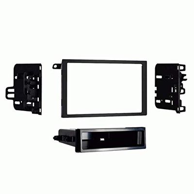 Carxtc Double or Single Din Install Car Stereo Dash Kit for a Aftermarket Radio Fits 1995-1999 Chevrolet Metro Trim Bezel is Black