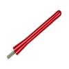 AntennaMastsRus - Made in USA - 4" RED Aluminum AM/FM Antenna fits Freightliner Cascadia/Columbia/Coronado/M2 (All Years) Semi Truck view 1