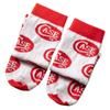 CASE XX Logo Dress Socks Red and White Cotton view 1