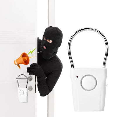 Door Handle Alarm with 120dB, Vibration Triggered Portable Security Burglar Alert, Door Alarm Extremely Loud Perfect for Travel, Hotel, Apartment and Home Security