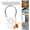 Door Handle Alarm with 120dB, Vibration Triggered Portable Security Burglar Alert, Door Alarm Extremely Loud Perfect for Travel, Hotel, Apartment and Home Security view 2