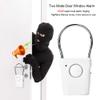 Door Handle Alarm with 120dB, Vibration Triggered Portable Security Burglar Alert, Door Alarm Extremely Loud Perfect for Travel, Hotel, Apartment and Home Security view 4