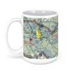 Bismarck Airport, University Drive, Bismarck, ND, USA FAA Sectional Aeronautical Charts Chart Mug, 15oz view 1