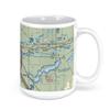 Bismarck Airport, University Drive, Bismarck, ND, USA FAA Sectional Aeronautical Charts Chart Mug, 15oz view 3