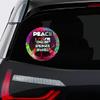 Makoroni - Peace Love English Springer Spaniel Dog Dogs Car Laptop Wall Sticker Decal - 5"x5", #x91 view 1