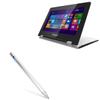 BoxWave Stylus Pen Compatible with Lenovo Flex 3 (11 in) - AccuPoint Active Stylus, Electronic Stylus with Ultra Fine Tip - Metallic Silver view 1