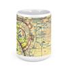 El Paso International Airport (ELP), Convair Rd, El Paso, TX, USA FAA Sectional Aeronautical Charts Chart Mug, 15oz view 2