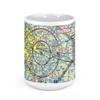 Richmond International Airport (RIC), Richard E Byrd Terminal Dr, Richmond, VA, USA FAA Sectional Aeronautical Charts Chart Mug, 11oz view 2