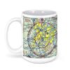 Louisville International-STANDIFORD Field Airport (SDF), Terminal Drive, Louisville, KY, USA FAA Sectional Aeronautical Charts Chart Mug, 15oz view 1