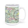 Louisville International-STANDIFORD Field Airport (SDF), Terminal Drive, Louisville, KY, USA FAA Sectional Aeronautical Charts Chart Mug, 15oz view 3
