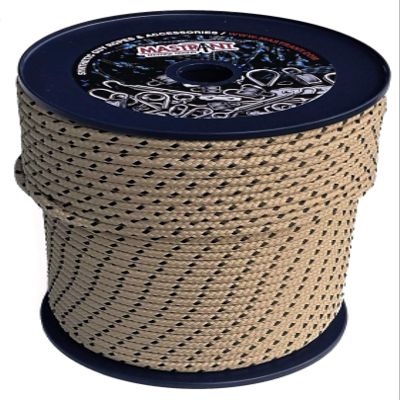 Mastrant MCA3200 Mastrant-C 3.5mm (9/64") Camouflage Braided Guying Rope, 200 Meters Long