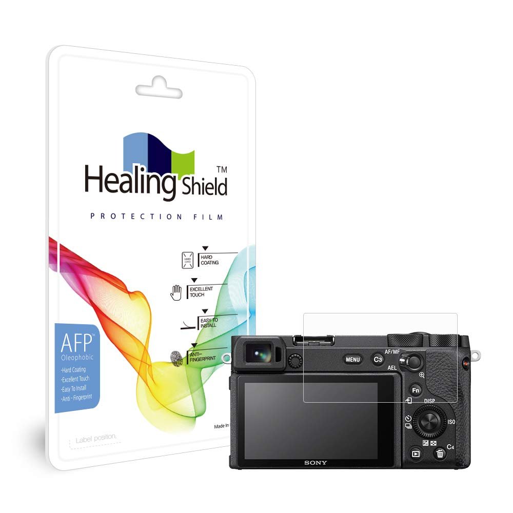 Healingshield Screen Protector Oleophobic AFP Clear Film Compatible with Sony A6600 [2pc]