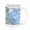 Orlando Sanford International Airport (SFB), Red Cleveland Boulevard, Sanford, FL, USA FAA Sectional Aeronautical Charts Chart Mug, 11oz view 3
