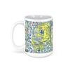 Washington DULLES Intl Airport (IAD), Saarinen Circle, Dulles, VA, USA FAA Sectional Aeronautical Charts Chart Mug, 15oz view 1