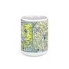 Washington DULLES Intl Airport (IAD), Saarinen Circle, Dulles, VA, USA FAA Sectional Aeronautical Charts Chart Mug, 15oz view 2
