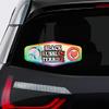 Makoroni - Peace Love Black Russian Terrier Dog Dogs Car Laptop Wall Sticker Decal - 8"x4", #y24 view 1