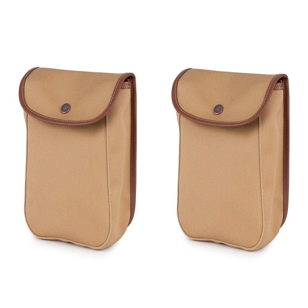 Billingham End Pockets for 550 Bag Khaki Canvas/Tan Leather