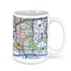 Internationaler Flughafen Pensacola (PNS), Airport Boulevard, Pensacola, FL, USA FAA Sectional Aeronautical Charts Chart Mug, 11oz view 3