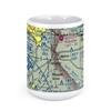 RST - Rochester Intl Airport, Helgerson Drive Southwest, Rochester, MN, USA FAA Sectional Aeronautical Charts Chart Mug, 11oz view 2