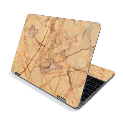 MightySkins Skin for Samsung Chromebook Plus V2 12" (2019) - Amber Marble | Protective, Durable, and Unique Vinyl Decal wrap Cover | Easy to Apply, Remove, and Change Styles | Made in The USA