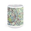Evansville Regional Airport (EVV), Bussing Drive, Evansville, in, USA FAA Sectional Aeronautical Charts Chart Mug, 15oz view 2