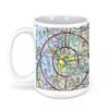 Burlington International Airport, South Burlington, VT, USA FAA Sectional Aeronautical Charts Chart Mug, 15oz view 1