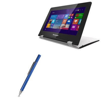 BoxWave Stylus Pen Compatible with Lenovo Flex 3 (11 in) - FineTouch Capacitive Stylus, Super Precise Stylus Pen - Lunar Blue