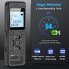 128GB Digital Voice Recorder for Lectures Meetings - EVIDA 9296 Hours Voice Activated Recording Device Audio Recorder with Playback,Password view 3