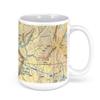 Boise AIR Terminal/Gowen FLD Airport (BOI), West Airport Way, Boise, ID, USA FAA Sectional Aeronautical Charts Chart Mug, 15oz view 3