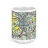 John Glenn Columbus International Airport (CMH), International Gateway, Columbus, OH, USA FAA Sectional Aeronautical Charts Chart Mug, 15oz view 2