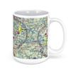 John Glenn Columbus International Airport (CMH), International Gateway, Columbus, OH, USA FAA Sectional Aeronautical Charts Chart Mug, 15oz view 3