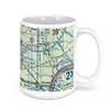 Stockton Metropolitan Airport (SCK), South Airport Way, Stockton, CA, USA FAA Sectional Aeronautical Charts Chart Mug, 11oz view 3