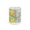 Portland International Airport (PDX), Portland, OR, USA FAA Sectional Aeronautical Charts Chart Mug, 11oz view 2