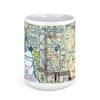 Bellingham International Airport, Mitchell Way, Bellingham, WA, USA FAA Sectional Aeronautical Charts Chart Mug, 11oz view 2
