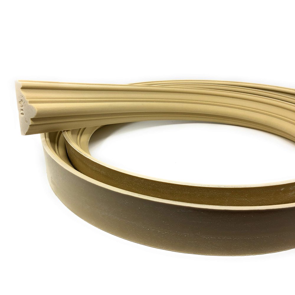 FlexTrim #WM300: 1-1/16" x 3" Flexible Chair Rail - 12 feet Long