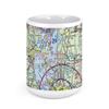 Plattsburgh International Airport, Airport Ln, Plattsburgh, NY, USA FAA Sectional Aeronautical Charts Chart Mug, 11oz view 2