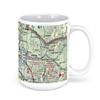 Plattsburgh International Airport, Airport Ln, Plattsburgh, NY, USA FAA Sectional Aeronautical Charts Chart Mug, 11oz view 3