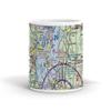 Plattsburgh International Airport, Airport Ln, Plattsburgh, NY, USA FAA Sectional Aeronautical Charts Chart Mug, 11oz view 4