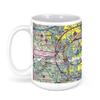 Akron-Canton Regional Airport (CAK), Lauby Rd, North Canton, OH, USA FAA Sectional Aeronautical Charts Chart Mug, 15oz view 1