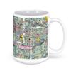 Akron-Canton Regional Airport (CAK), Lauby Rd, North Canton, OH, USA FAA Sectional Aeronautical Charts Chart Mug, 15oz view 3