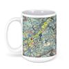 Wilkes-Barre Scranton International Airport (AVP), Terminal Road, Avoca, PA, USA FAA Sectional Aeronautical Charts Chart Mug, 15oz view 1