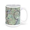 Wilkes-Barre Scranton International Airport (AVP), Terminal Road, Avoca, PA, USA FAA Sectional Aeronautical Charts Chart Mug, 15oz view 3