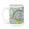 Jacksonville International Airport (Jax) (Jax), Yankee Clipper Drive, Jacksonville, FL, USA FAA Sectional Aeronautical Charts Chart Mug, 15oz view 1