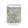Burlington International Airport, South Burlington, VT, USA FAA Sectional Aeronautical Charts Chart Mug, 11oz view 2